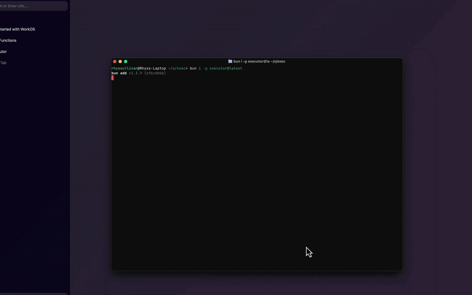 Executor tool demo